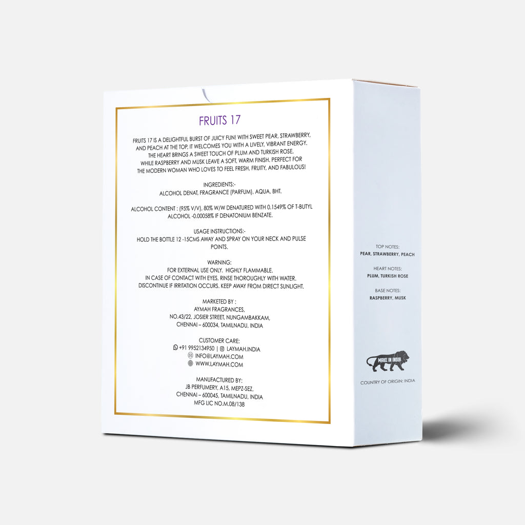 FRUITS 17 - 100 ML